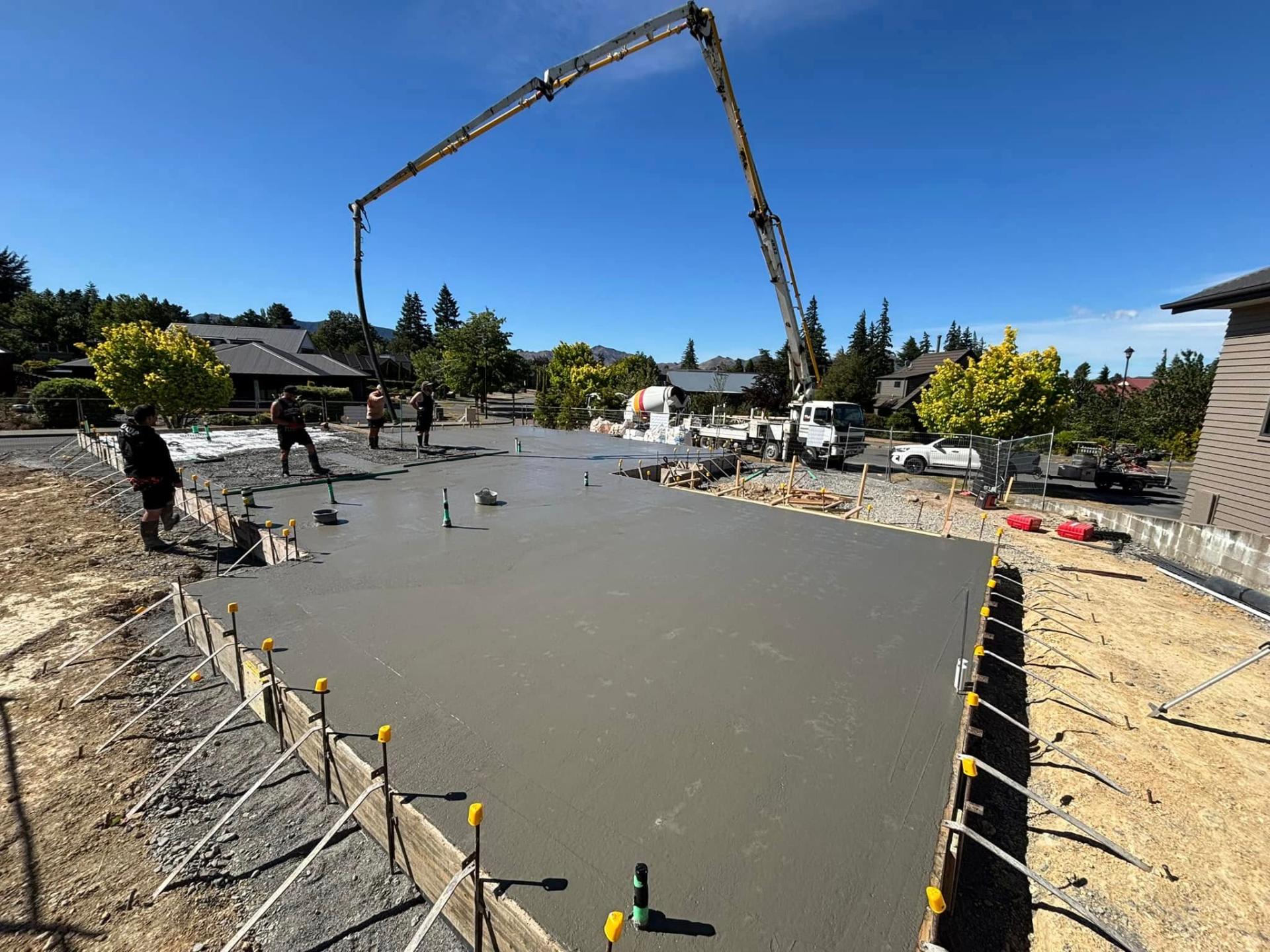 Residential Foundation Pour
